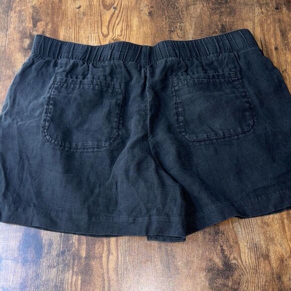 Lilly Pulitzer Lilo washable linen shorts Sz L onyx (black) - Picture 6 of 9